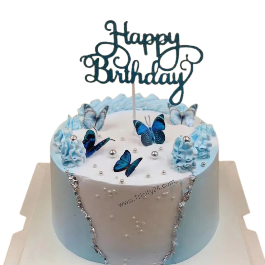 Blueberry Flavour Cake